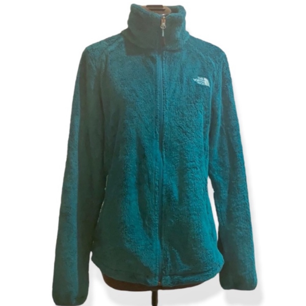 North Face Teddy Soft Shell Osito Jacket Green Medium